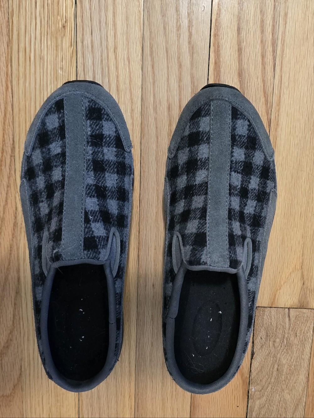 Womens Plaid Clogs